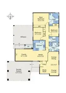 Floorplan of Homely house listing, 1 Pembroke Street, Epping VIC 3076