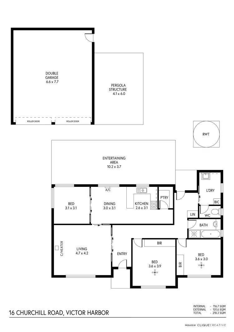 Floorplan of Homely house listing, 16 Churchill Road, Victor Harbor SA 5211