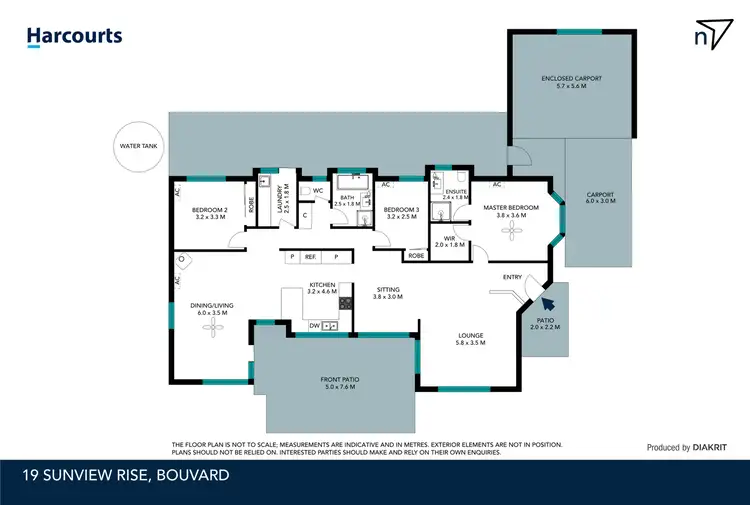 Floorplan of Homely house listing, 3/100 Sunview Rise, Bouvard WA 6211