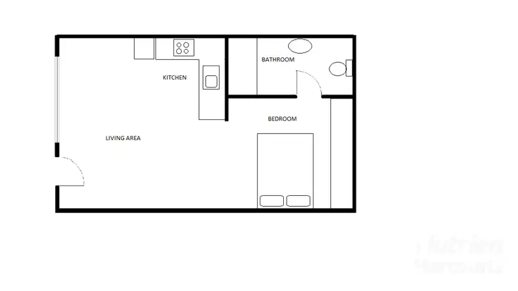 Floorplan of Homely unit listing, 56 (192)/6 Stephens Road, Mount Johns NT 874