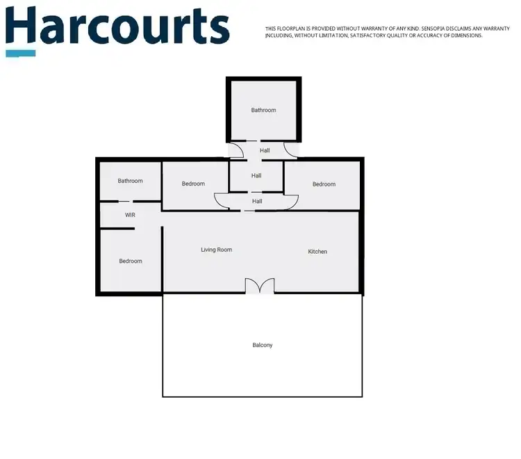 Floorplan of Homely house listing, 159 Lake Street, Edenhope VIC 3318