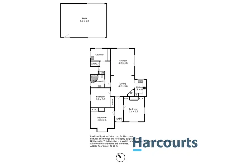 Floorplan of Homely house listing, 61 Eastland Drive, Ulverstone TAS 7315