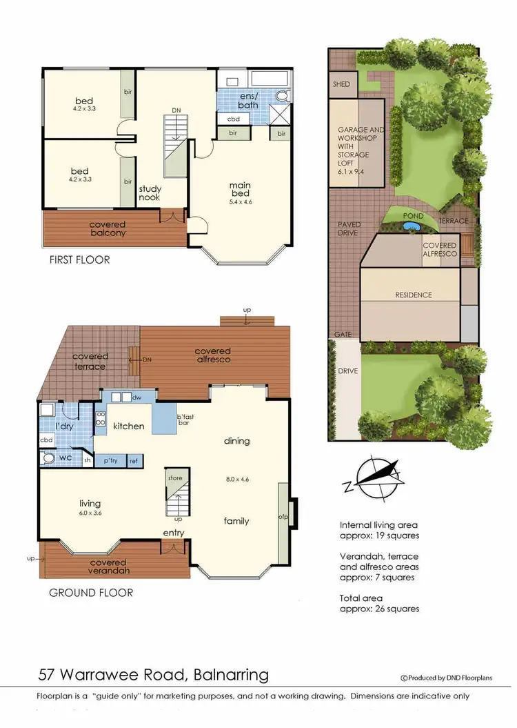 Floorplan of Homely house listing, 57 Warrawee Road, Balnarring VIC 3926