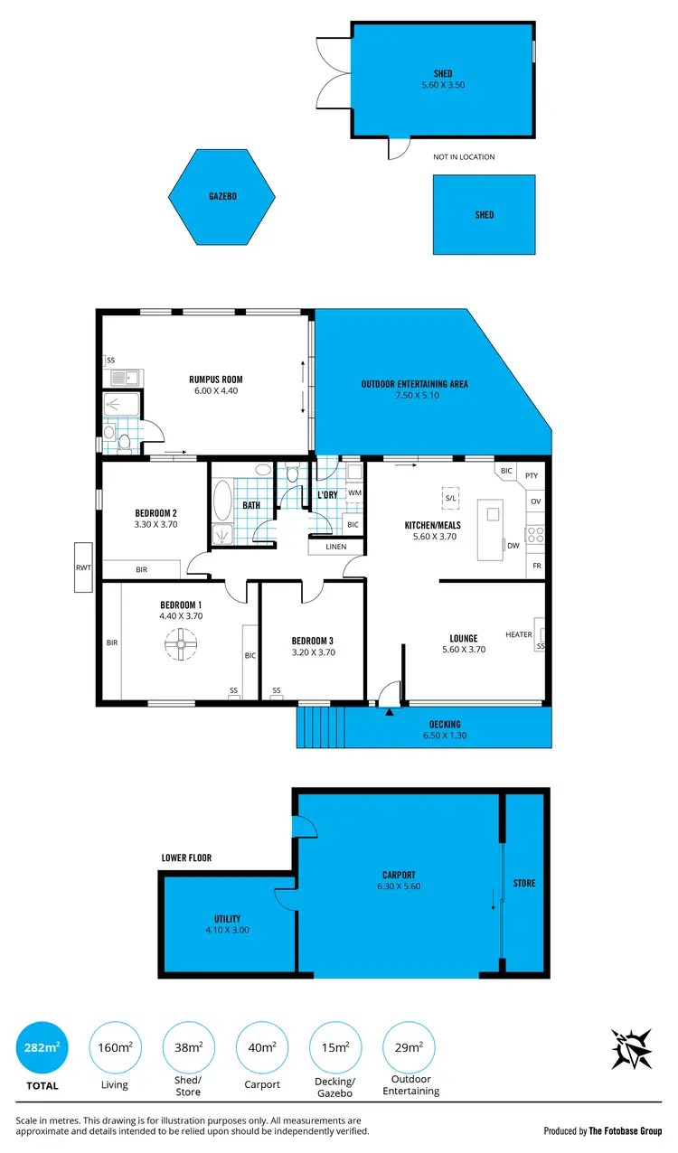 Floorplan of Homely house listing, 11 Panorama Avenue, Hawthorndene SA 5051
