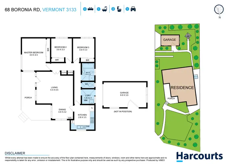 Floorplan of Homely house listing, 68 Boronia Road, Vermont VIC 3133