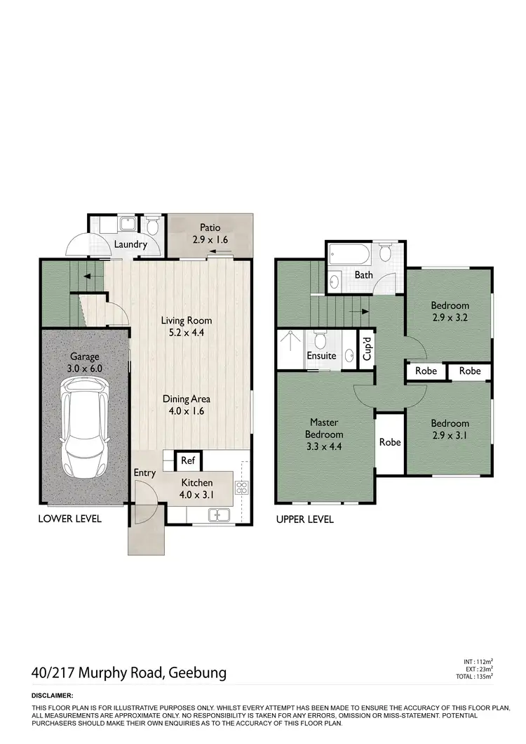 Floorplan of Homely townhouse listing, 40/217 Murphy Road, Geebung QLD 4034
