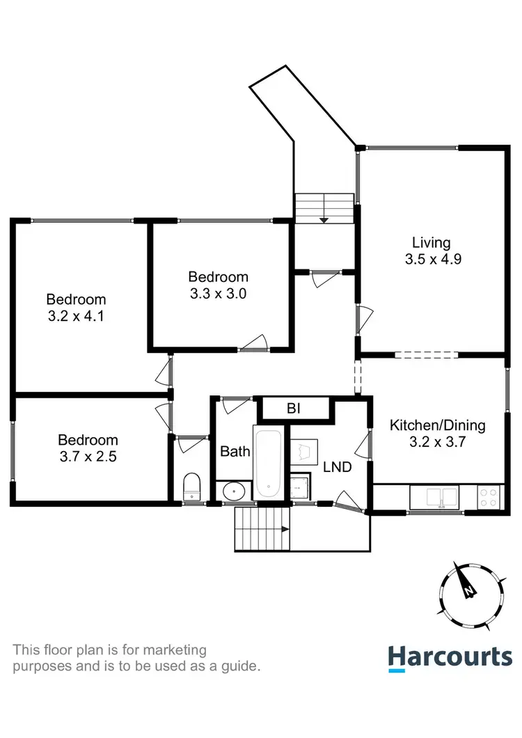 Floorplan of Homely house listing, 3 Walker Crescent, Bridgewater TAS 7030