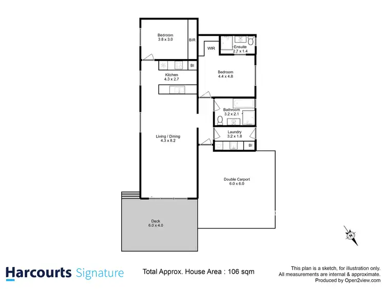 Floorplan of Homely unit listing, 11/7 Trillick Court, Sorell TAS 7172
