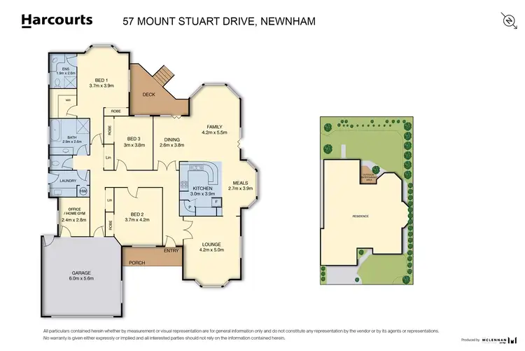 Floorplan of Homely house listing, 57 Mount Stuart Drive, Newnham TAS 7248