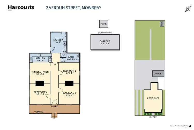 Floorplan of Homely house listing, 2 Verdun Street, Mowbray TAS 7248