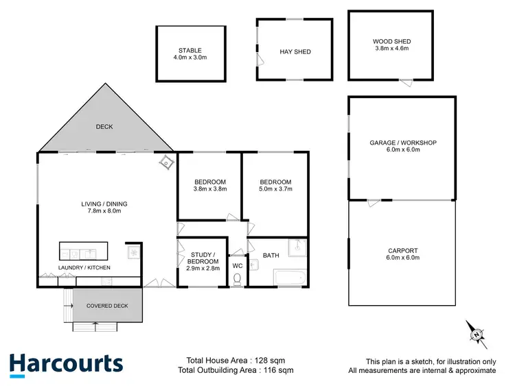 Floorplan of Homely house listing, 48 Dorset Hill Road, Ranelagh TAS 7109