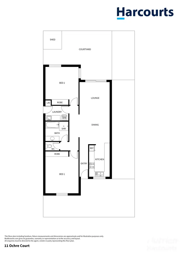 Floorplan of Homely house listing, 11 Ochre Court, Gillen NT 870