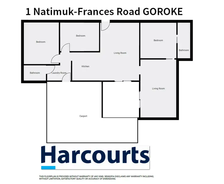 Floorplan of Homely house listing, 1 Natimuk-Frances Road, Goroke VIC 3412