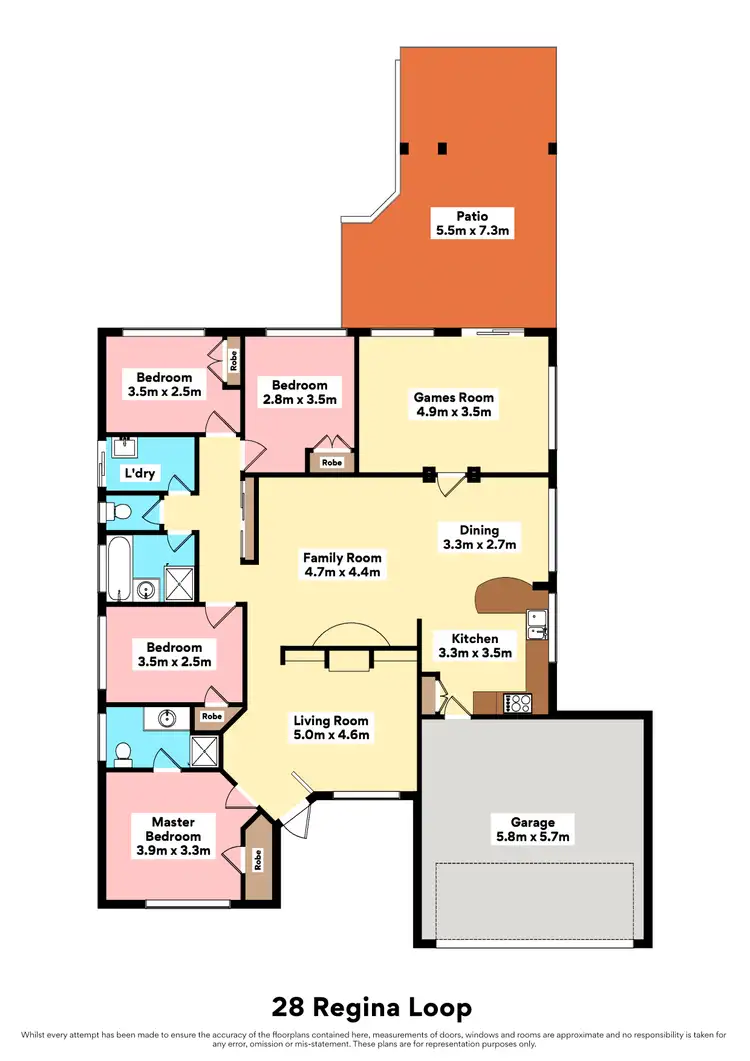 Floorplan of Homely house listing, 28 Regina Loop, Currambine WA 6028