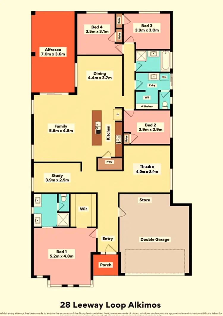 Floorplan of Homely house listing, 28 Leeway Loop, Alkimos WA 6038