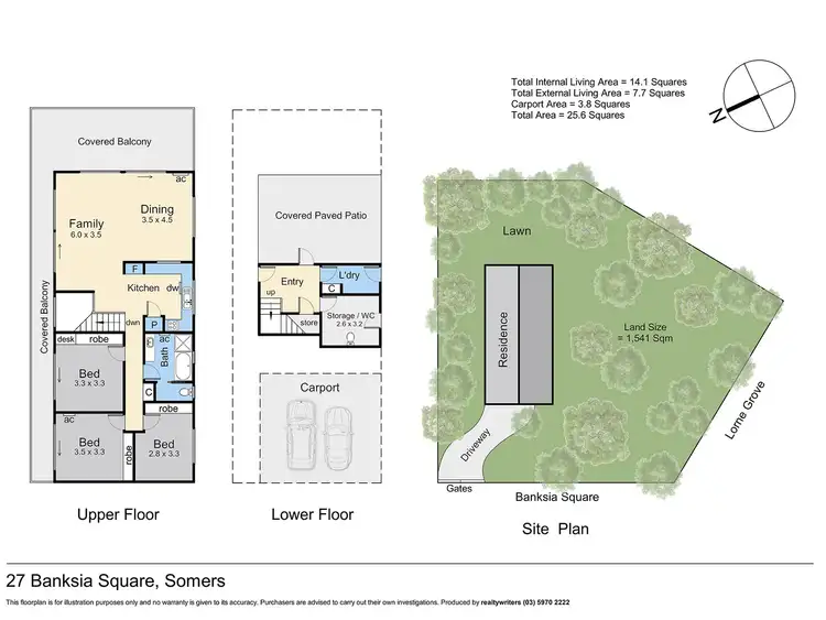 Floorplan of Homely house listing, 27 Banksia Square, Somers VIC 3927