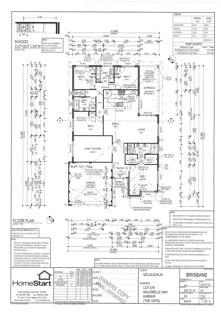 Floorplan of Homely house listing, 97 Majorelle Way, Karnup WA 6176