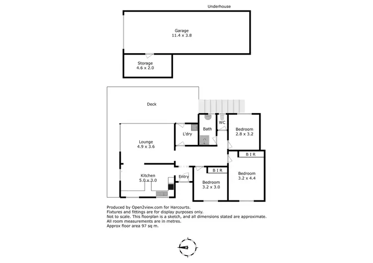 Floorplan of Homely house listing, 25 Clarke Street, Ulverstone TAS 7315