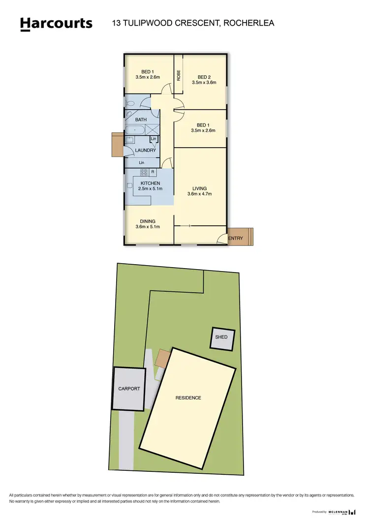 Floorplan of Homely house listing, 13 Tulipwood Crescent, Rocherlea TAS 7248