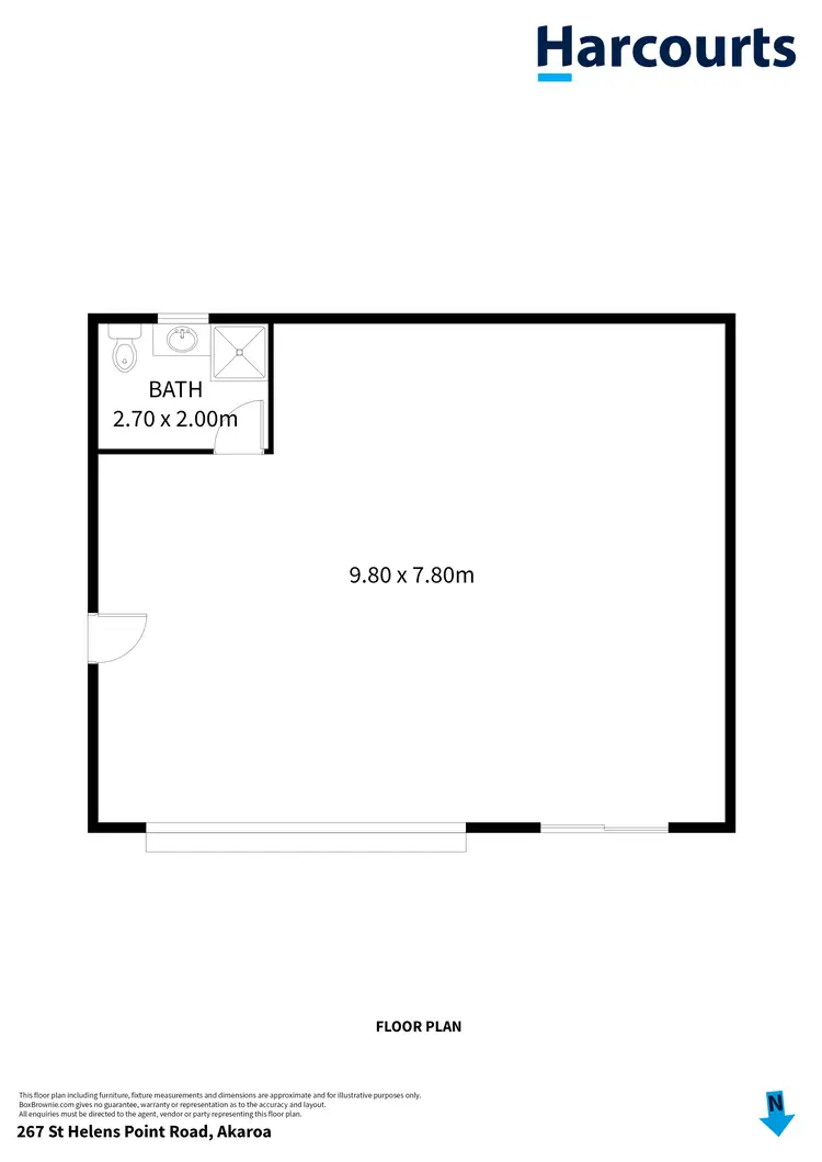 Floorplan of Homely land listing, 267 St Helens Point Road, Akaroa TAS 7216