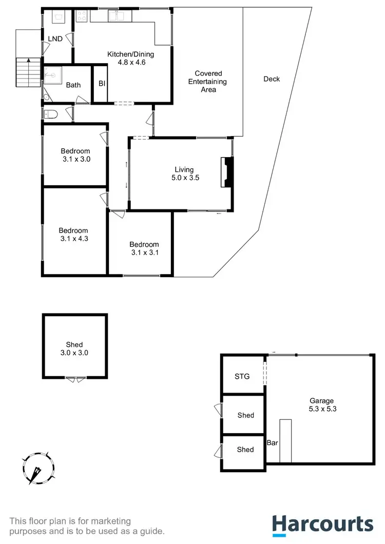 Floorplan of Homely house listing, 28 Walker Crescent, Bridgewater TAS 7030