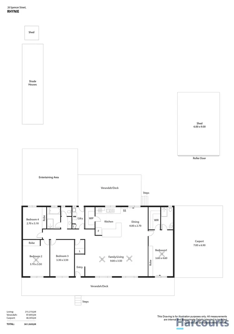 Floorplan of Homely house listing, 20 Spencer Street, Rhynie SA 5412