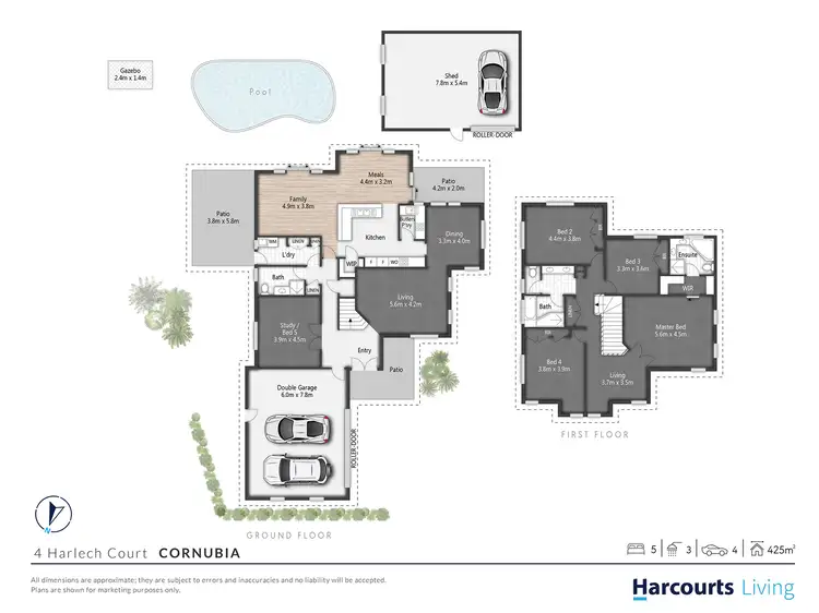 Floorplan of Homely house listing, 4 Harlech Court, Cornubia QLD 4130