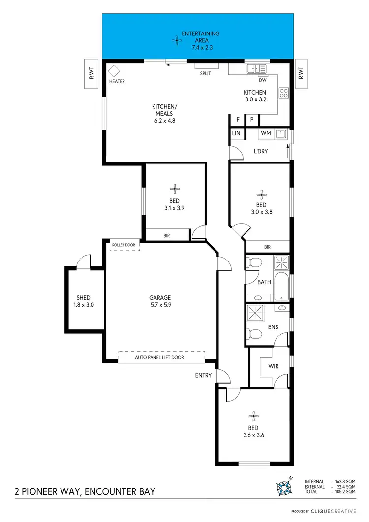 Floorplan of Homely house listing, 2 Pioneer Way, Encounter Bay SA 5211