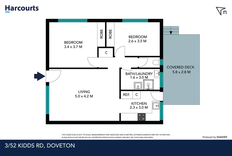 Floorplan of Homely unit listing, 3/52 Kidds Road, Doveton VIC 3177