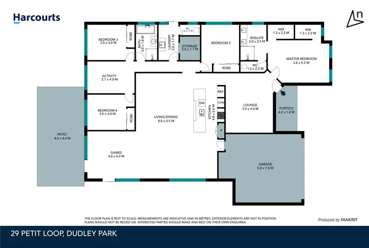 Floorplan of Homely house listing, 29 Petit Loop, Dudley Park WA 6210
