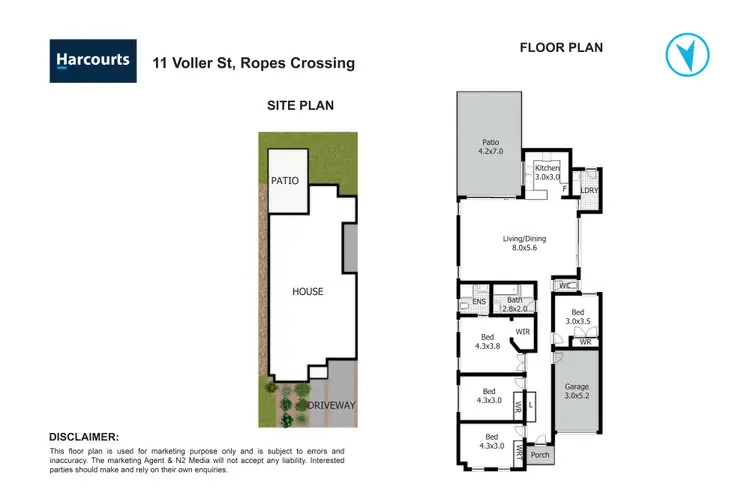 Floorplan of Homely house listing, 11 Voller Street, Ropes Crossing NSW 2760