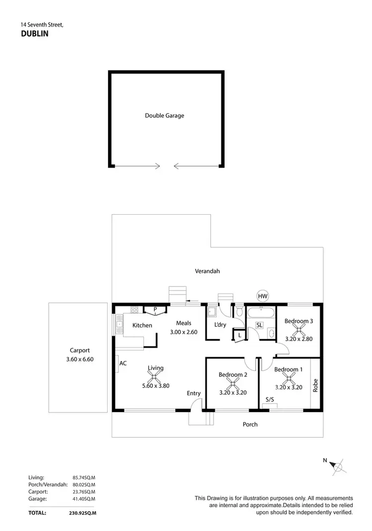 Floorplan of Homely house listing, 14 Seventh Street, Dublin SA 5501