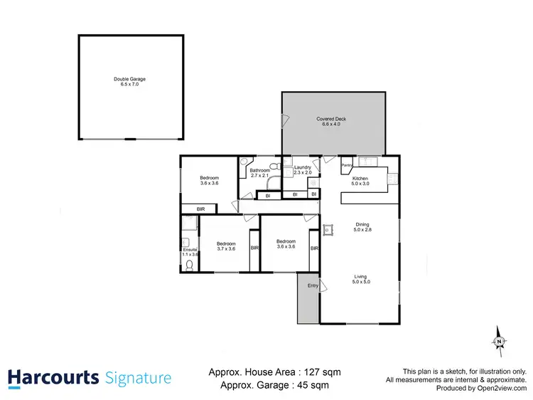 Floorplan of Homely house listing, 5 Walters Drive, Orford TAS 7190