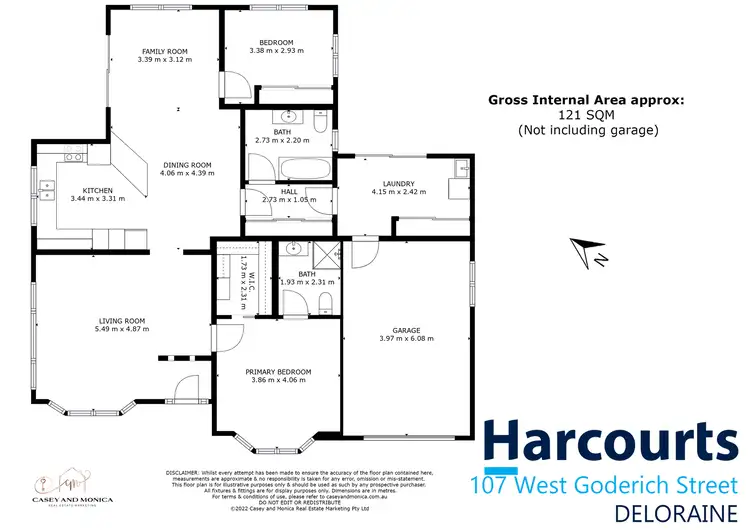 Floorplan of Homely house listing, 107 West Goderich Street, Deloraine TAS 7304