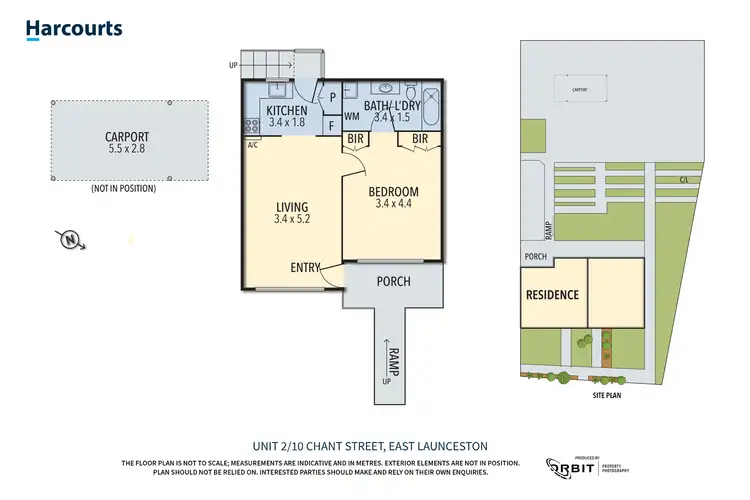 Floorplan of Homely unit listing, 2/10 Chant Street, East Launceston TAS 7250