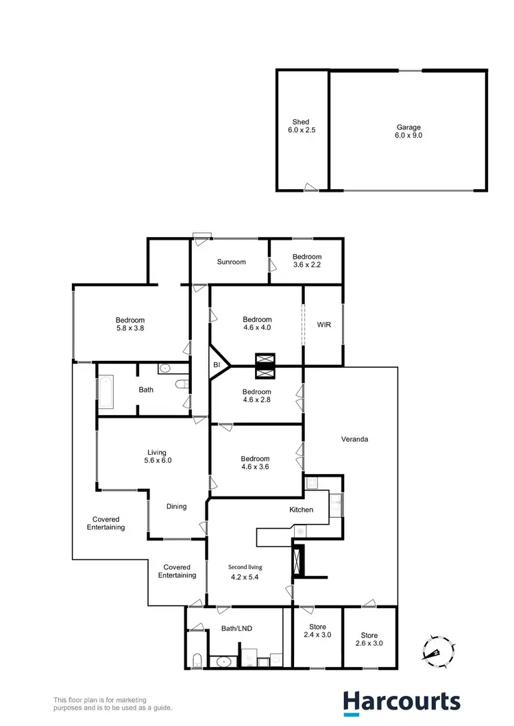 Floorplan of Homely house listing, 1844 Midland Highway, Bagdad TAS 7030