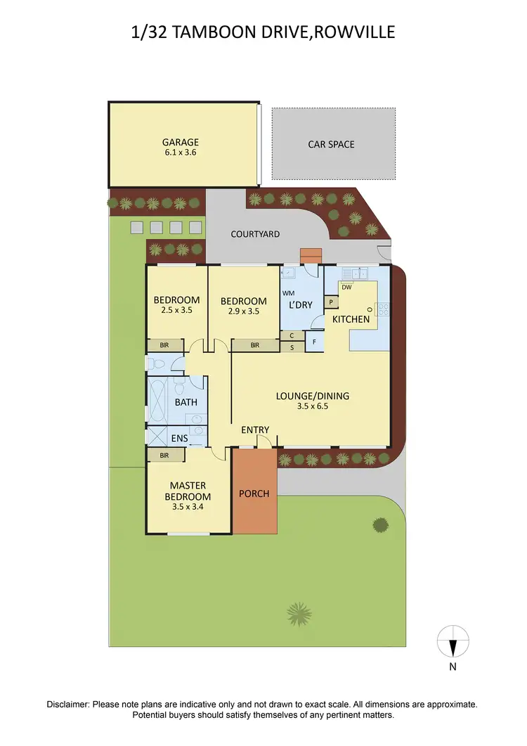 Floorplan of Homely house listing, 1/32 Tamboon Drive, Rowville VIC 3178