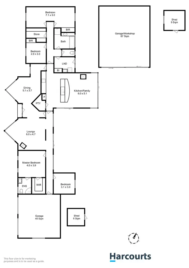 Floorplan of Homely house listing, 65 Richmond Valley Road, Richmond TAS 7025