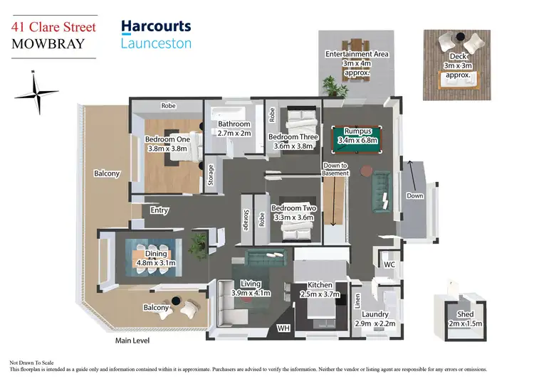 Floorplan of Homely house listing, 41 Clare Street, Mowbray TAS 7248