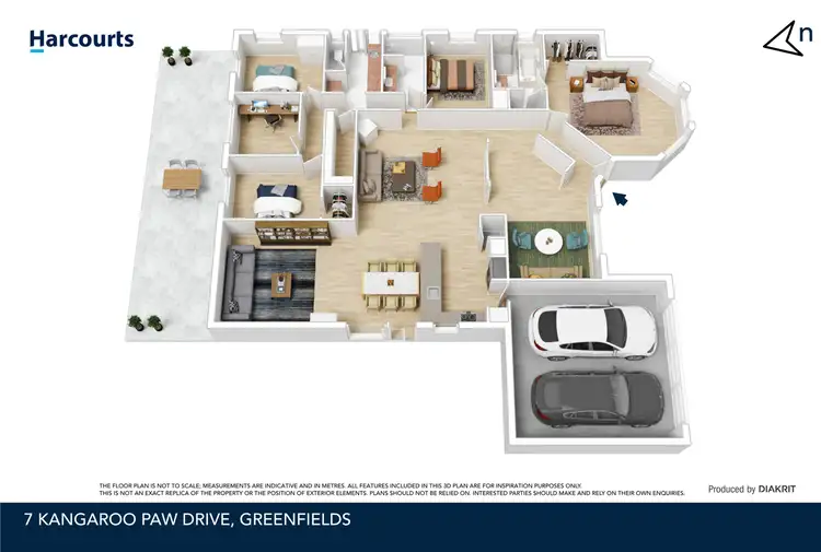 Floorplan of Homely house listing, 7 Kangaroo Paw Drive, Greenfields WA 6210