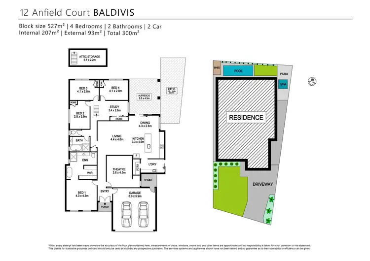 Floorplan of Homely house listing, 12 Anfield Court, Baldivis WA 6171