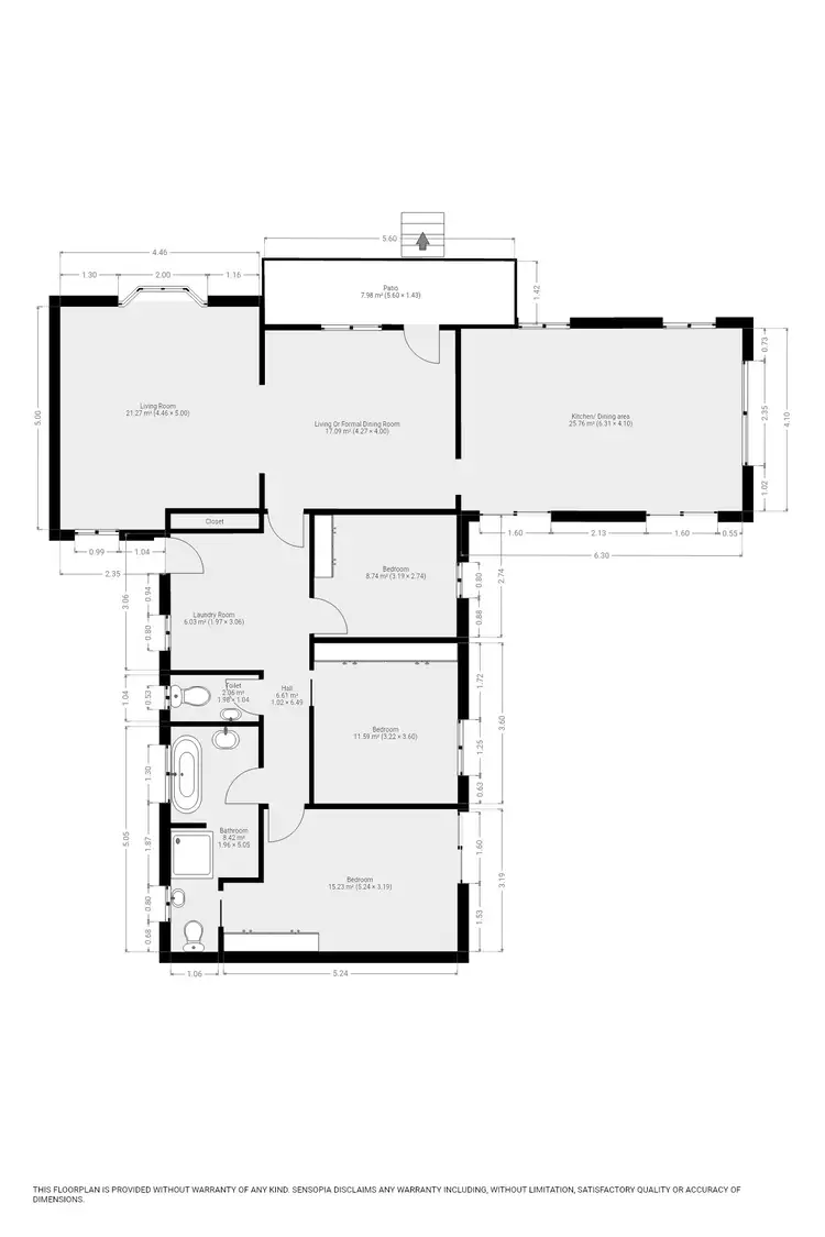 Floorplan of Homely house listing, 37A Moonlight Street, Stawell VIC 3380