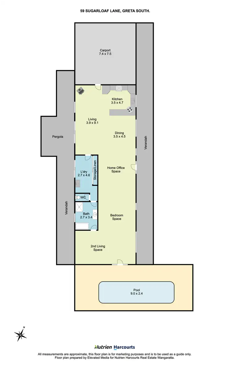 Floorplan of Homely rural property listing, 59 Sugarloaf Lane, Greta South VIC 3675