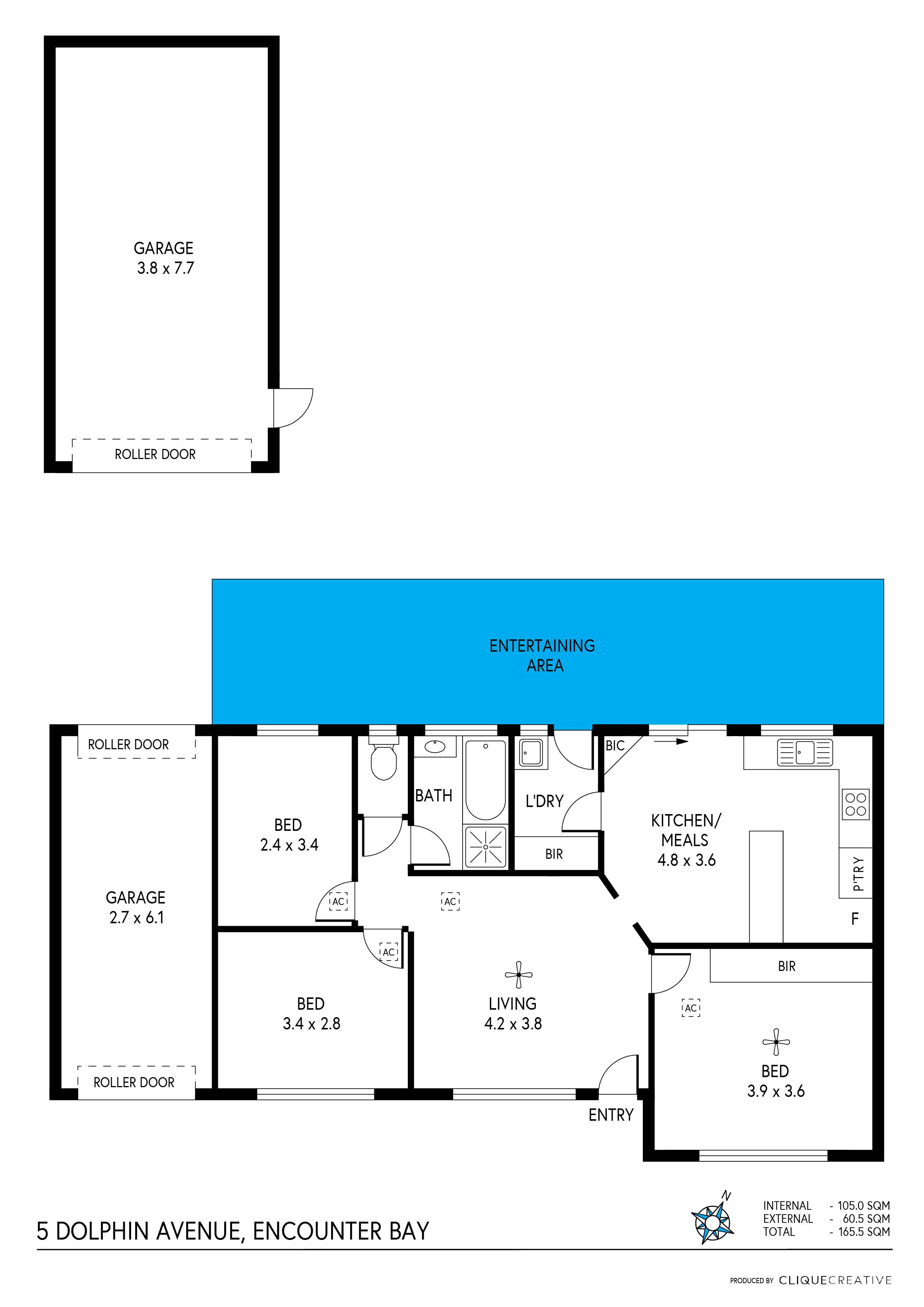 Floorplan of Homely house listing, 5 Dolphin Avenue, Encounter Bay SA 5211