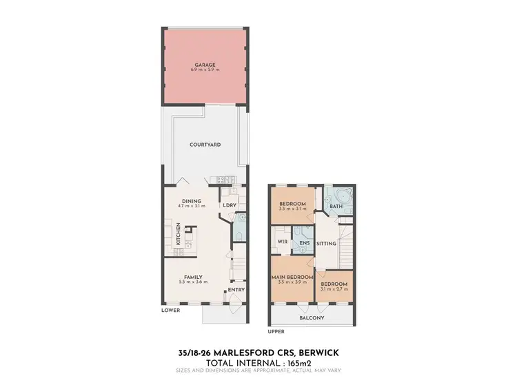 Floorplan of Homely house listing, 35/18-26 Marlesford Crescent, Berwick VIC 3806