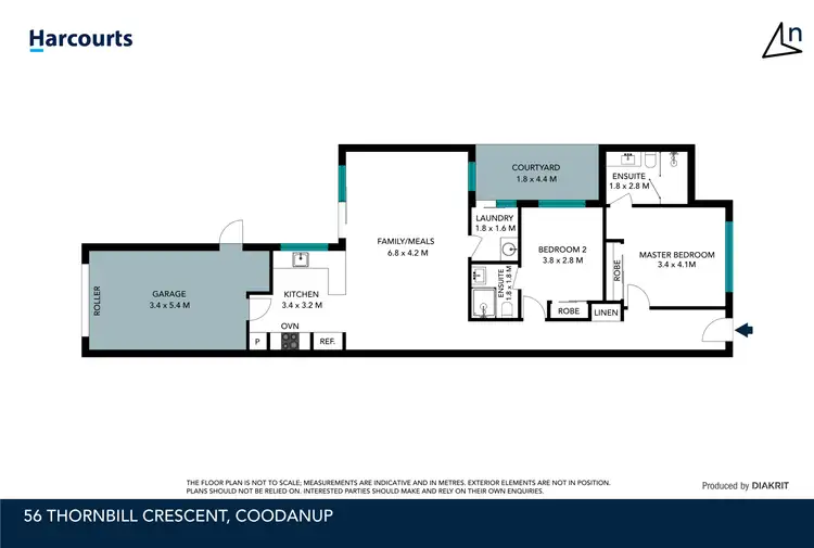 Floorplan of Homely house listing, 56 Thornbill Crescent, Coodanup WA 6210