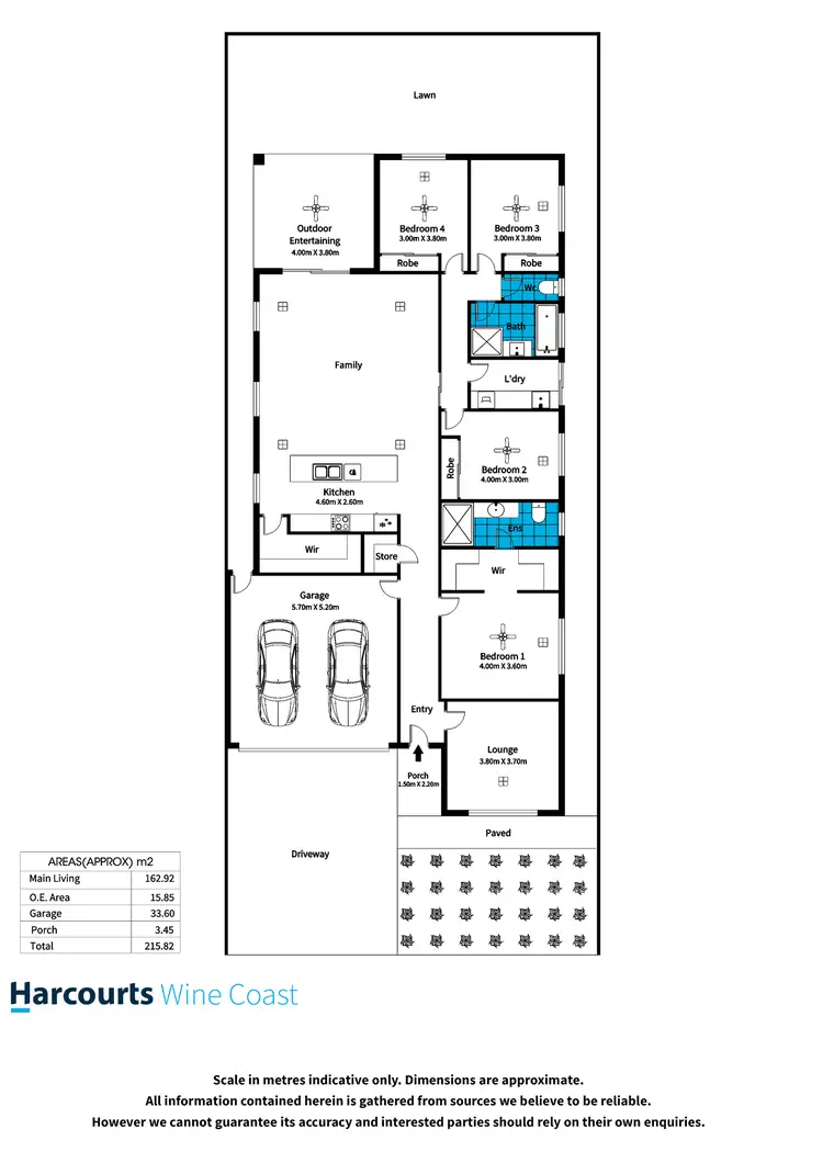 Floorplan of Homely house listing, 4 Doringo Road, Seaford Heights SA 5169