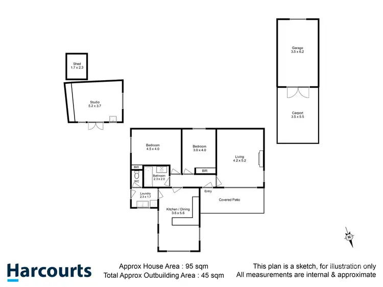 Floorplan of Homely house listing, 17 Nietta Road, Lindisfarne TAS 7015