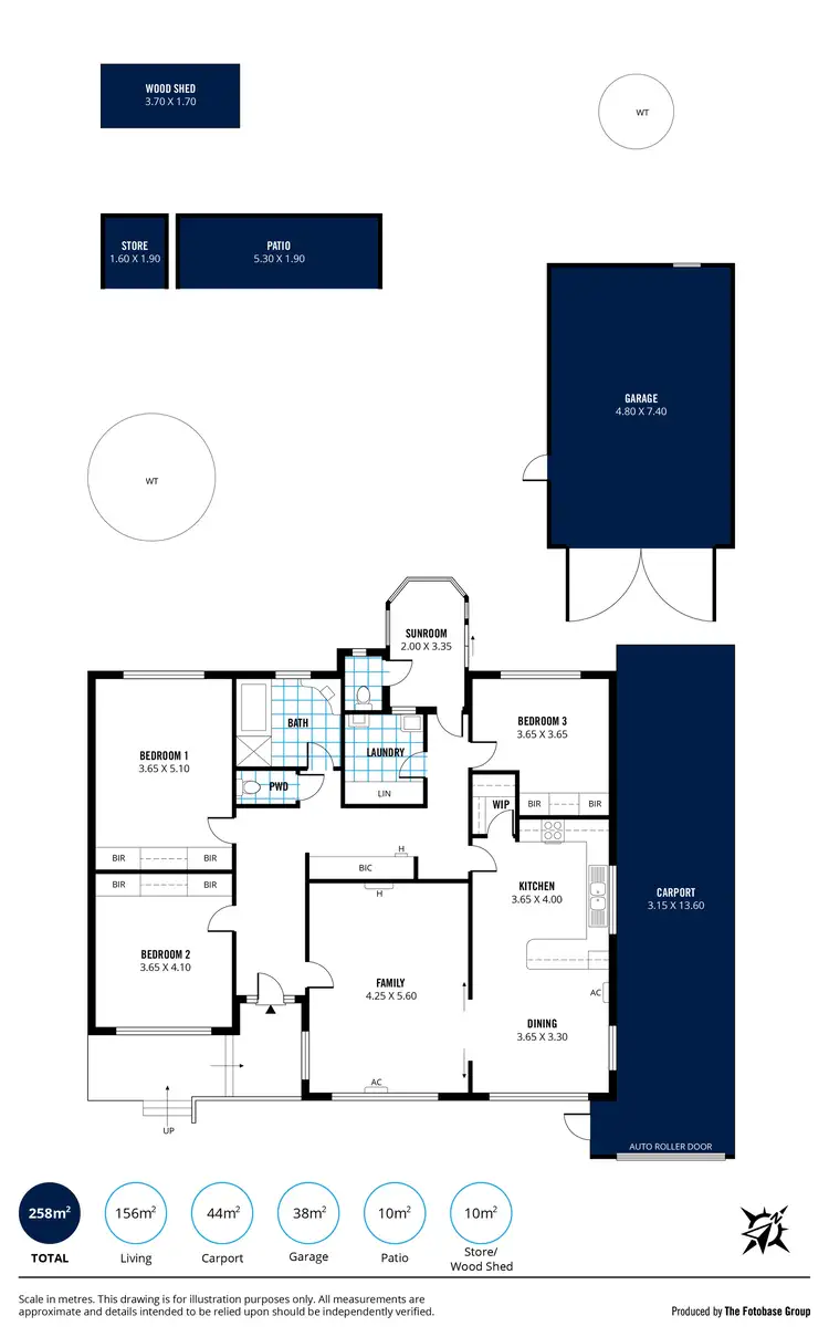 Floorplan of Homely house listing, 7 Bluffview Road, Mccracken SA 5211