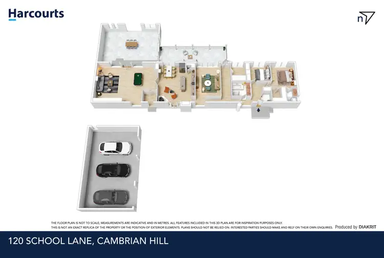 Floorplan of Homely rural property listing, 120 School Lane, Cambrian Hill VIC 3352